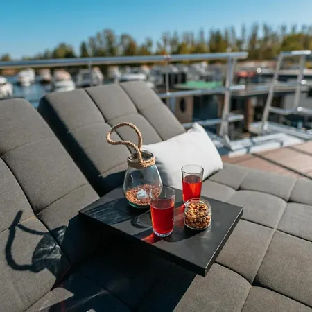 Hausboot Am Prerauer Stich In Botel